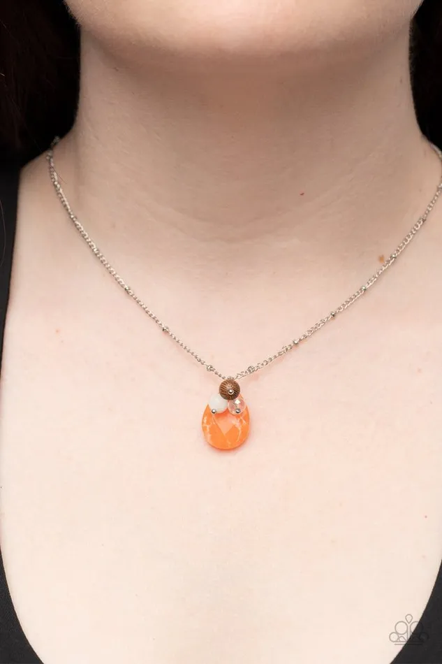 Necklaces Paparazzi Jewelry Paparazzi Necklace Cherokee Canyon Orange