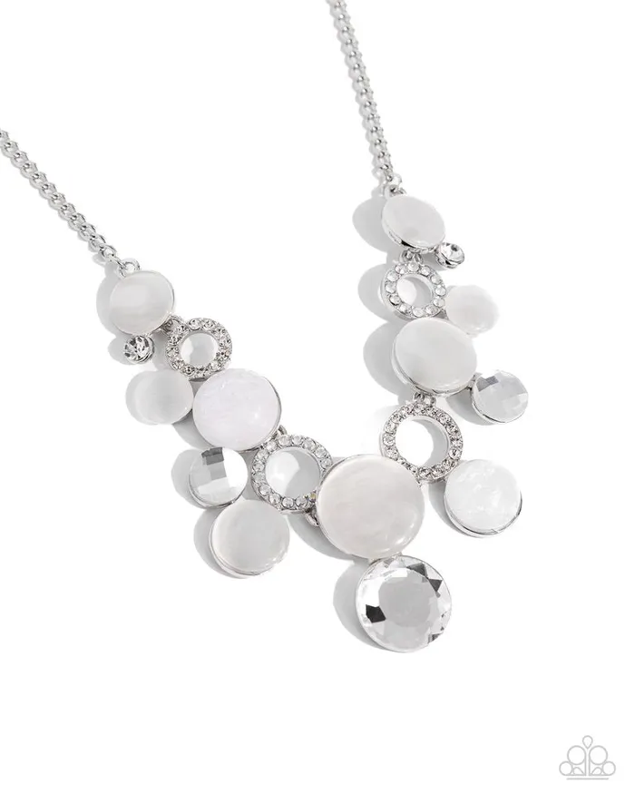 Necklaces Paparazzi Jewelry Paparazzi Necklace Corporate Color White Necklaces Paparazzi Jewelry Paparazzi Necklace Corporate Color White