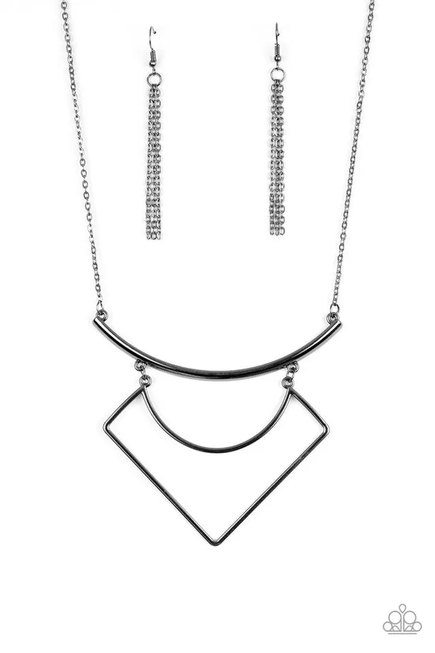 Necklaces Paparazzi Jewelry Paparazzi Necklace Egyptian Edge Black Necklaces Paparazzi Jewelry Paparazzi Necklace Egyptian Edge Black