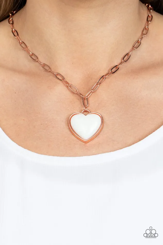 Necklaces Paparazzi Jewelry Paparazzi Necklace Everlasting Endearment Copper