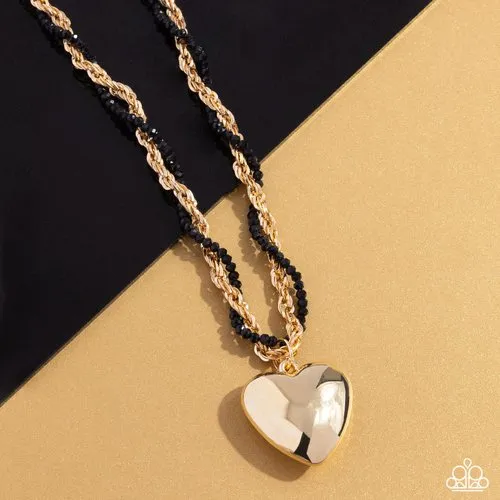 Necklaces Paparazzi Jewelry Paparazzi Necklace Falling Slowly Gold Necklaces Paparazzi Jewelry Paparazzi Necklace Falling Slowly Gold