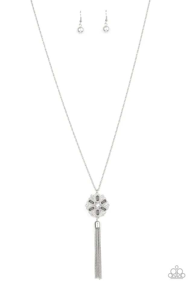 Necklaces Paparazzi Jewelry Paparazzi Necklace Fine Florals Silver