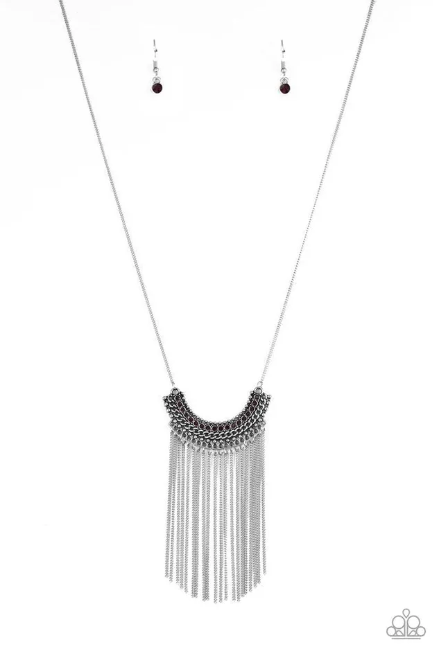 Necklaces Paparazzi Jewelry Paparazzi Necklace Glam Mantra Purple
