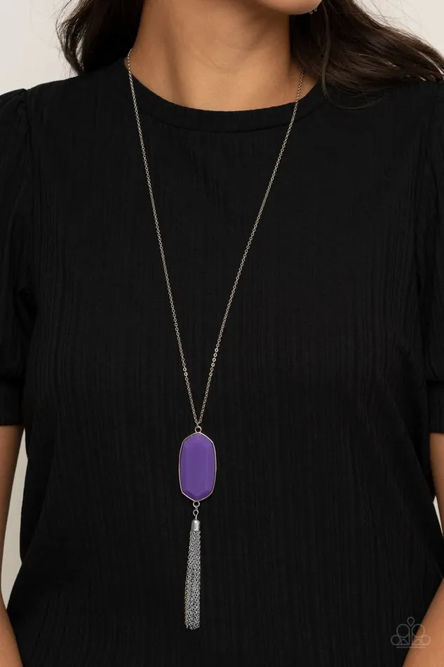Necklaces Paparazzi Jewelry Paparazzi Necklace Got A Good Thing GLOWING Purple