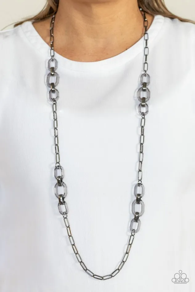 Necklaces Paparazzi Jewelry Paparazzi Necklace Have I Made Myself Clear Black