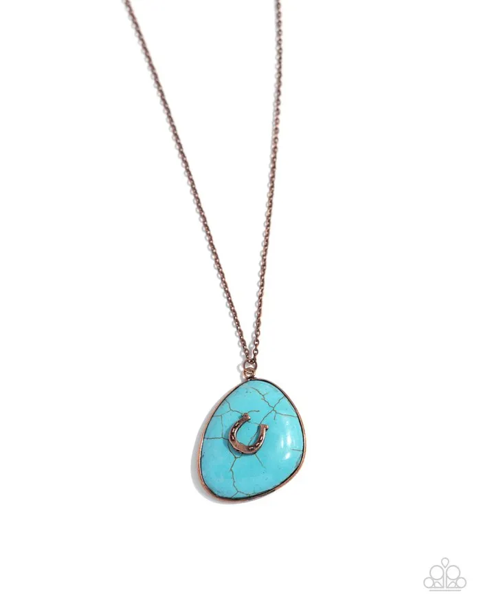Necklaces Paparazzi Jewelry Paparazzi Necklace Horseshoe Hoedown Copper
