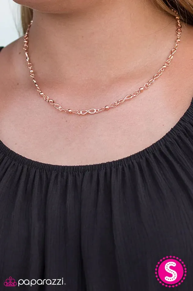 Necklaces Paparazzi Jewelry Paparazzi Necklace Infinite Beauty Copper