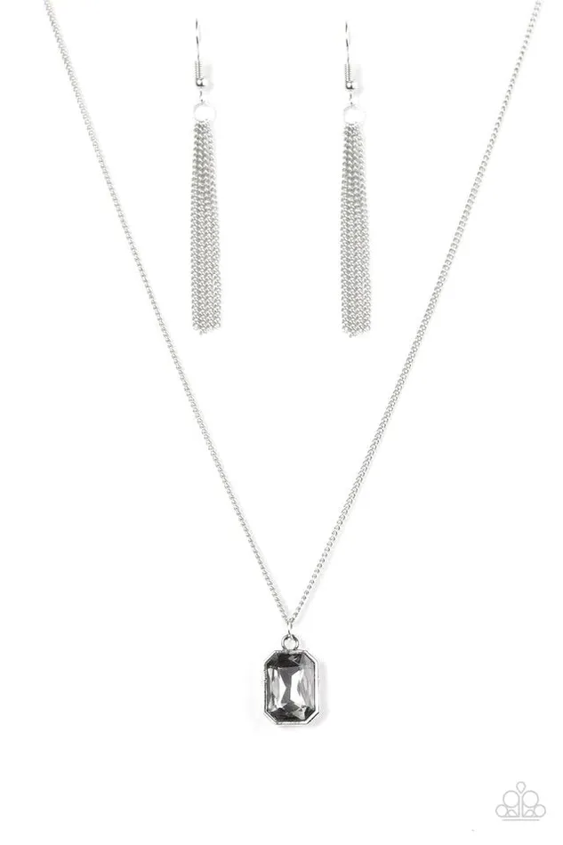 Necklaces Paparazzi Jewelry Paparazzi Necklace Just My LUXE Silver