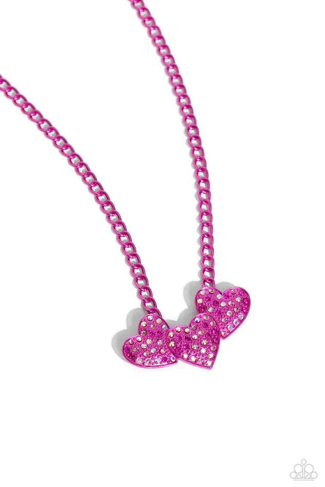 Necklaces Paparazzi Jewelry Paparazzi Necklace LowKey Lovestruck Pink Necklaces Paparazzi Jewelry Paparazzi Necklace LowKey Lovestruck Pink