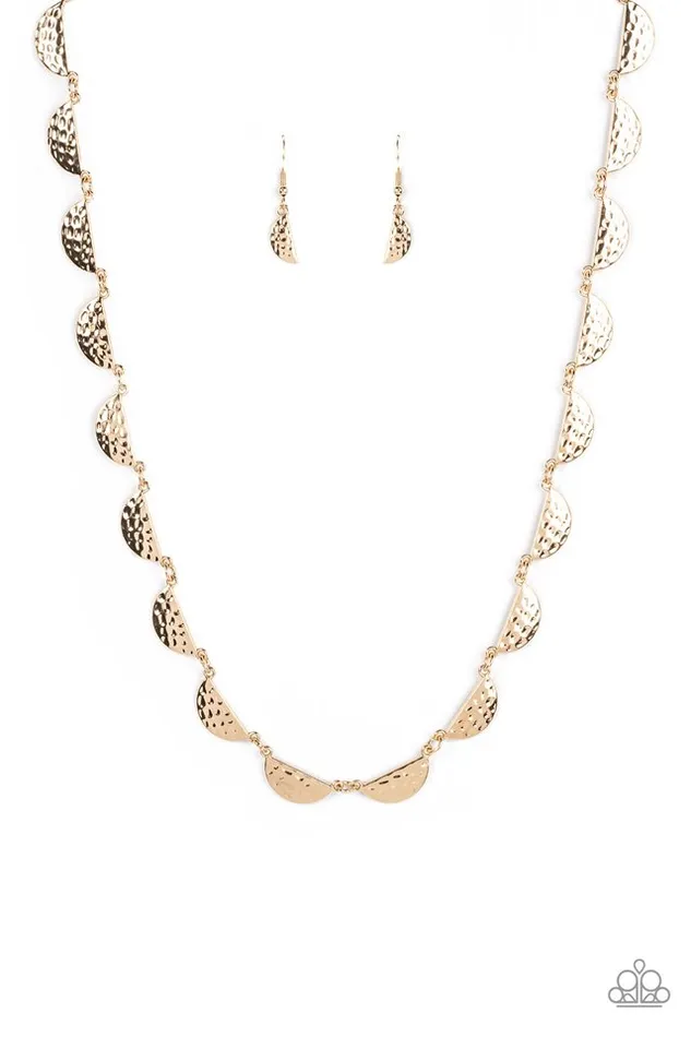 Necklaces Paparazzi Jewelry Paparazzi Necklace Lunar Jungle Gold