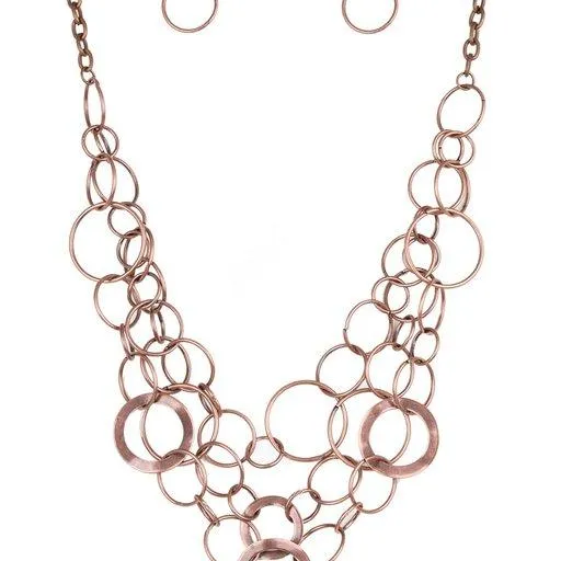 Necklaces Paparazzi Jewelry Paparazzi Necklace Main Street Mechanics Copper