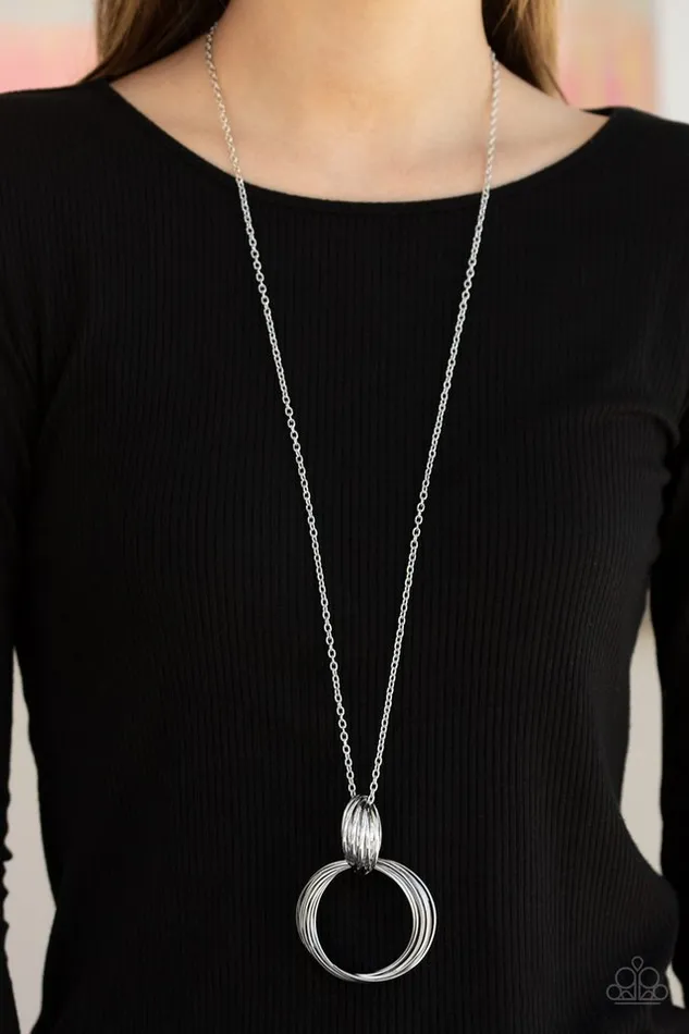 Necklaces Paparazzi Jewelry Paparazzi Necklace My Ears Are Ringing Silver