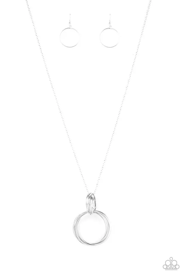 Necklaces Paparazzi Jewelry Paparazzi Necklace My Ears Are Ringing Silver Necklaces Paparazzi Jewelry Paparazzi Necklace My Ears Are Ringing Silver