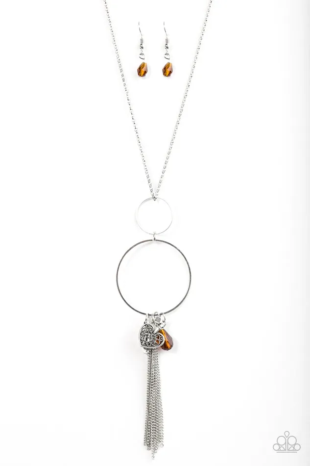 Necklaces Paparazzi Jewelry Paparazzi Necklace My Once Upon A Time Brown