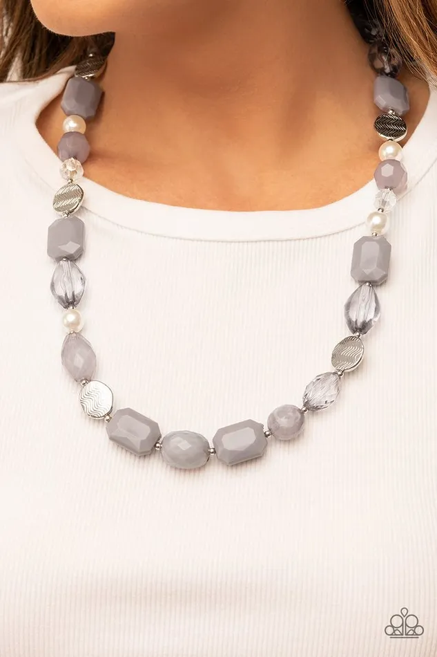 Necklaces Paparazzi Jewelry Paparazzi Necklace Nautical Sunset Silver