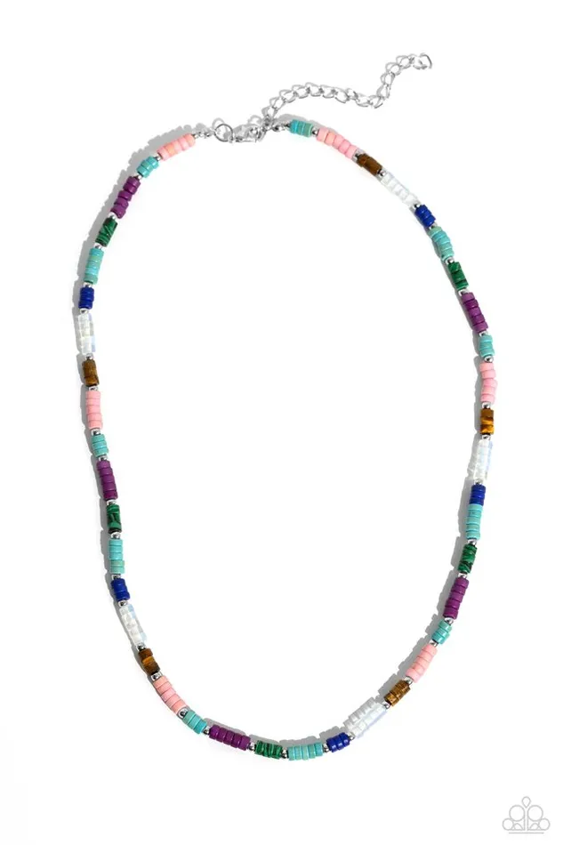 Necklaces Paparazzi Jewelry Paparazzi Necklace Oasis Outline Multi Necklaces Paparazzi Jewelry Paparazzi Necklace Oasis Outline Multi