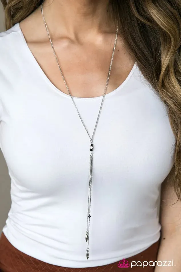 Necklaces Paparazzi Jewelry Paparazzi Necklace Perfect Cadence Black