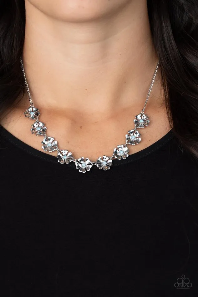 Necklaces Paparazzi Jewelry Paparazzi Necklace Petunia Palace Blue