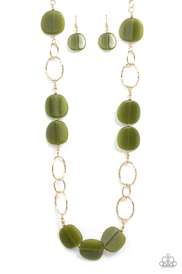 Necklaces Paparazzi Jewelry Paparazzi Necklace Posh Promenade Green Necklaces Paparazzi Jewelry Paparazzi Necklace Posh Promenade Green