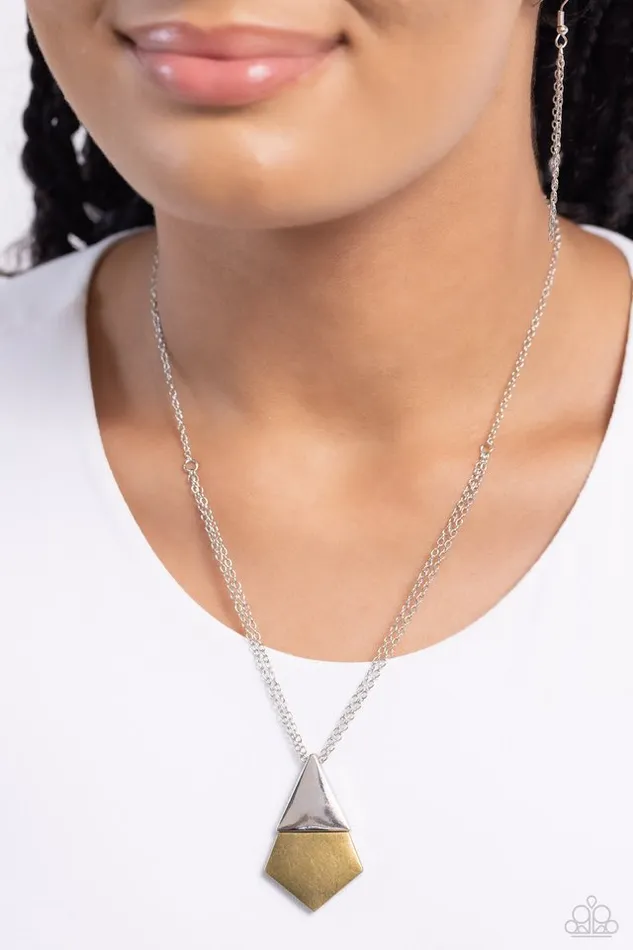Necklaces Paparazzi Jewelry Paparazzi Necklace Posh Pyramid Multi