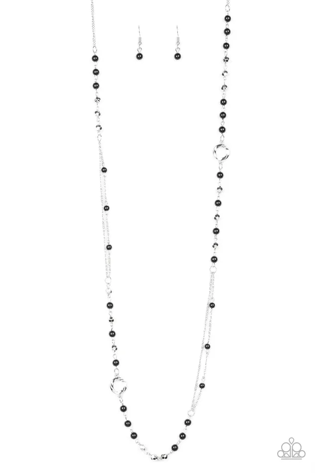 Necklaces Paparazzi Jewelry Paparazzi Necklace Really Refined Black