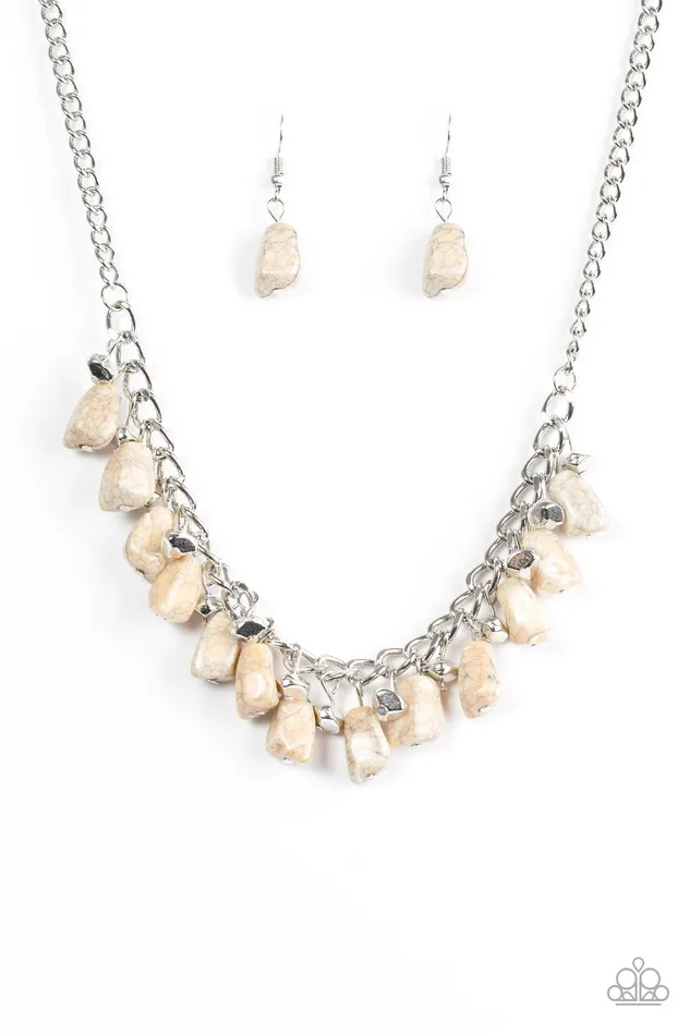 Necklaces Paparazzi Jewelry Paparazzi Necklace Rocky Shores Brown