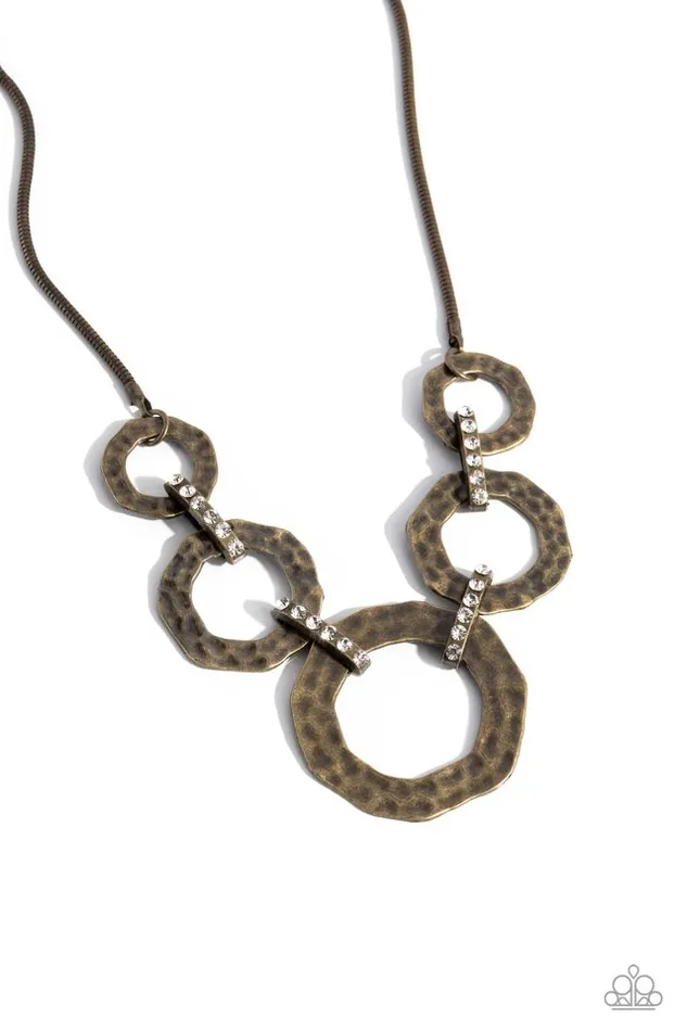 Necklaces Paparazzi Jewelry Paparazzi Necklace Rounded Redux Brass Necklaces Paparazzi Jewelry Paparazzi Necklace Rounded Redux Brass