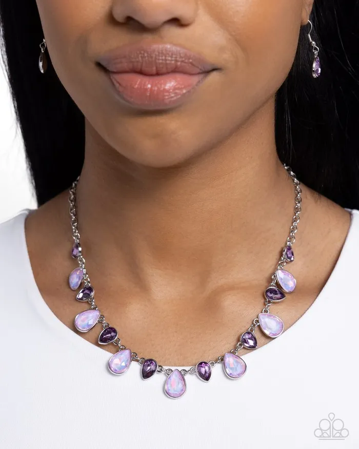 Necklaces Paparazzi Jewelry Paparazzi Necklace Summer Season Purple