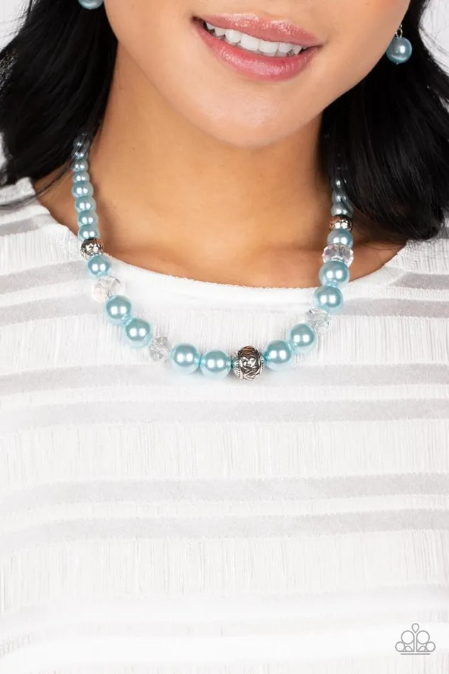 Necklaces Paparazzi Jewelry Paparazzi Necklace The NOBLE Prize Blue
