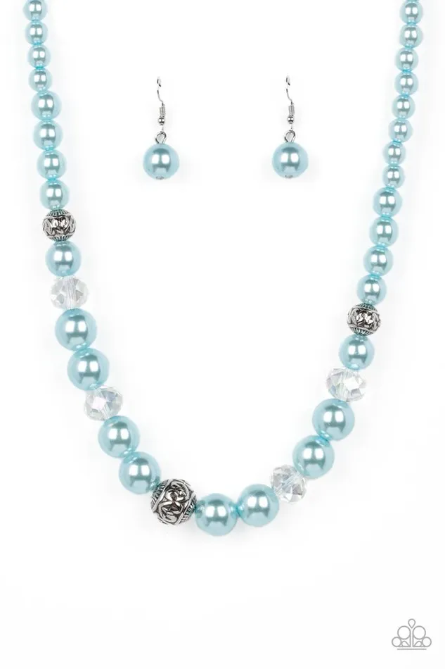 Necklaces Paparazzi Jewelry Paparazzi Necklace The NOBLE Prize Blue
