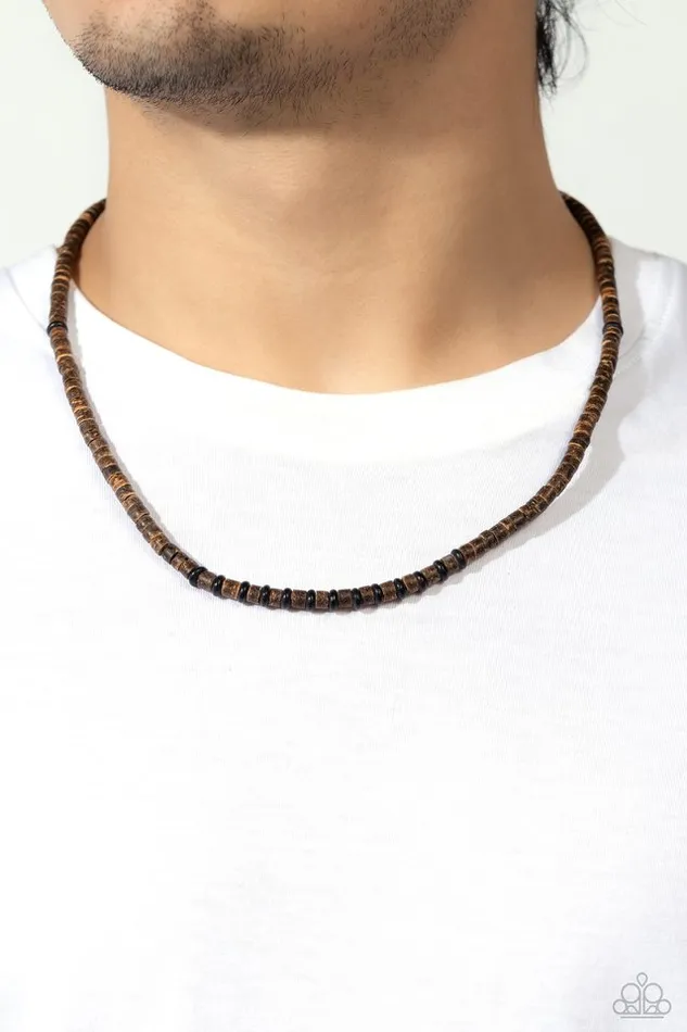 Necklaces Paparazzi Jewelry Paparazzi Necklace The WOOD Times Black