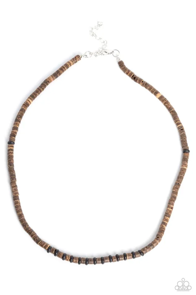 Necklaces Paparazzi Jewelry Paparazzi Necklace The WOOD Times Black Necklaces Paparazzi Jewelry Paparazzi Necklace The WOOD Times Black
