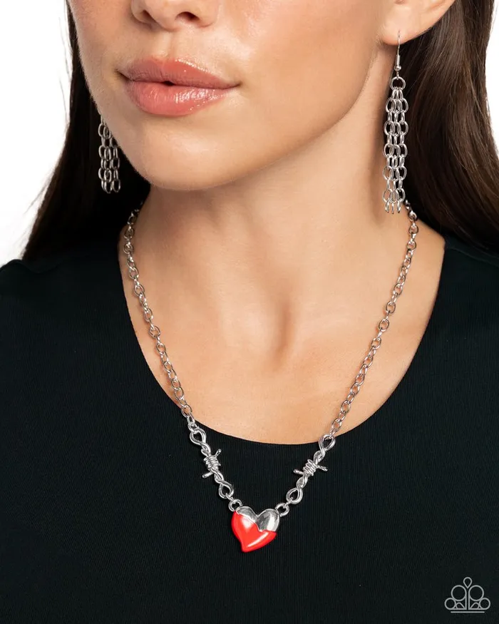 Necklaces Paparazzi Jewelry Paparazzi Necklace Trendy Tribute Red