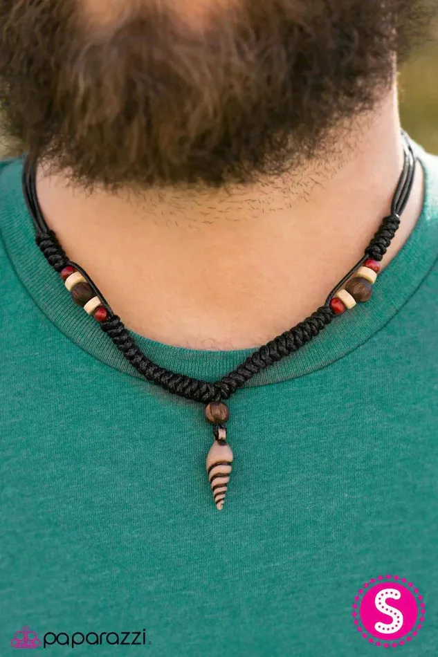 Necklaces Paparazzi Jewelry Paparazzi Necklace Turn The Tide Black