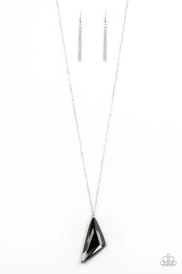 Necklaces Paparazzi Jewelry Paparazzi Necklace Ultra Sharp Silver