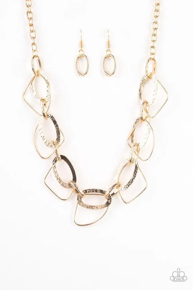 Necklaces Paparazzi Jewelry Paparazzi Necklace Very AvantGarde Gold