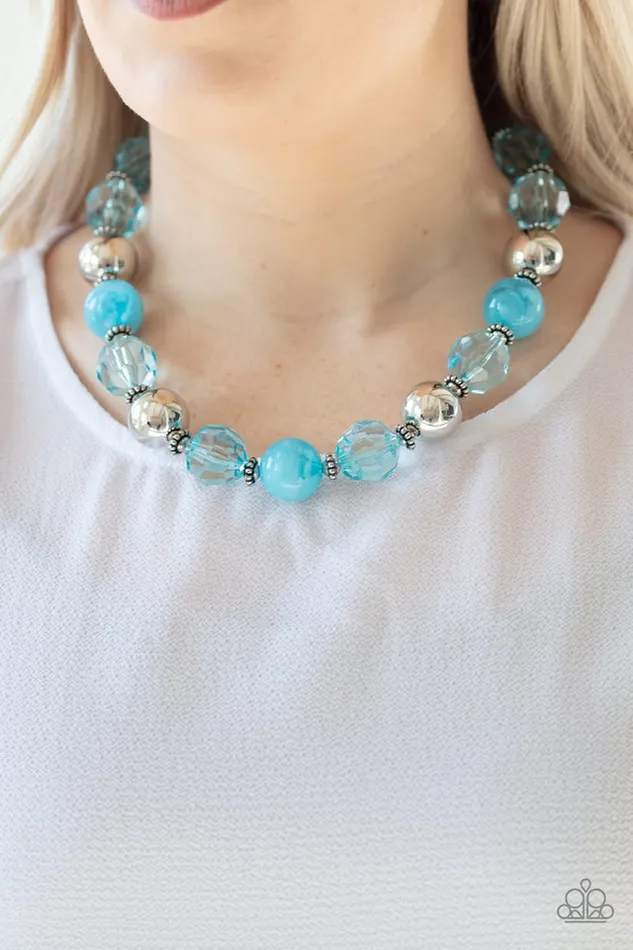 Necklaces Paparazzi Jewelry Paparazzi Necklace Very Voluminous Blue