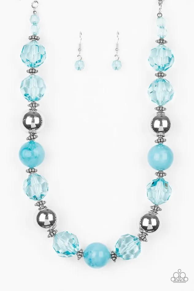 Necklaces Paparazzi Jewelry Paparazzi Necklace Very Voluminous Blue