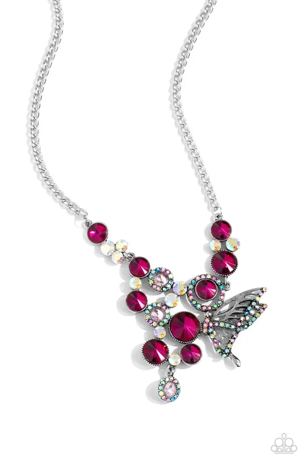 Necklaces Paparazzi Necklace As Luck Would HALF It Pink Paparazzi Jewelry Necklaces Paparazzi Necklace As Luck Would HALF It Pink Paparazzi Jewelry