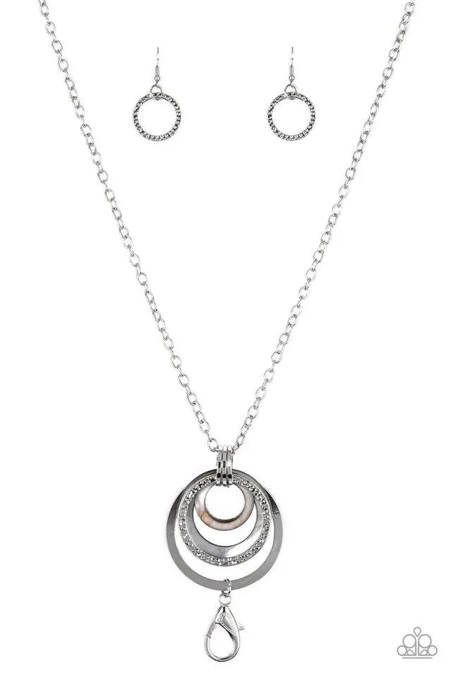 Necklaces Paparazzi Necklace Coast Coasting Silver Paparazzi Jewelry
