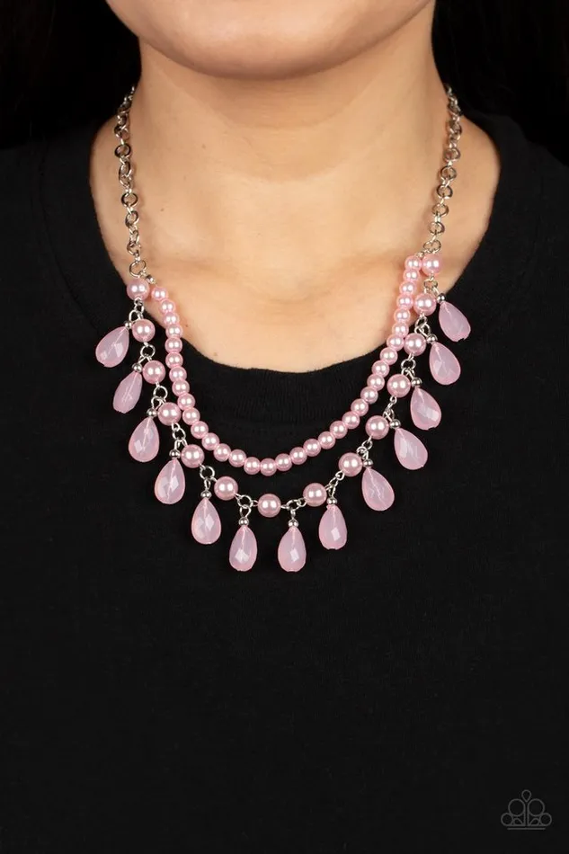 Necklaces Paparazzi Necklace Dreamy Destination Wedding Pink Paparazzi Jewelry
