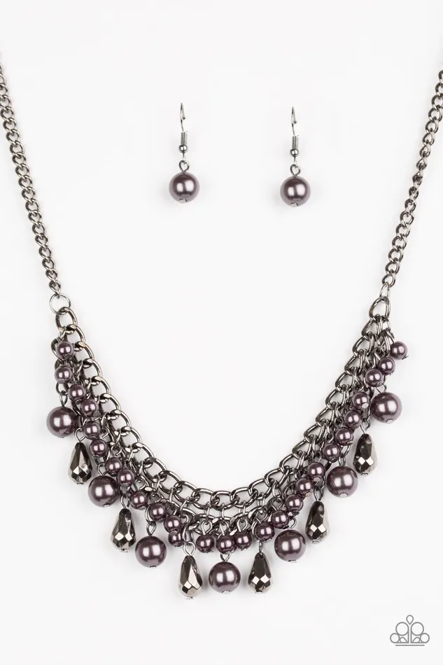 Necklaces Paparazzi Necklace Imperial Idol Black Paparazzi Jewelry