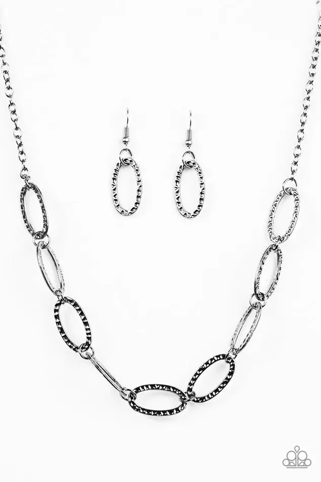Necklaces Paparazzi Necklace Legendary Lioness Black Paparazzi Jewelry