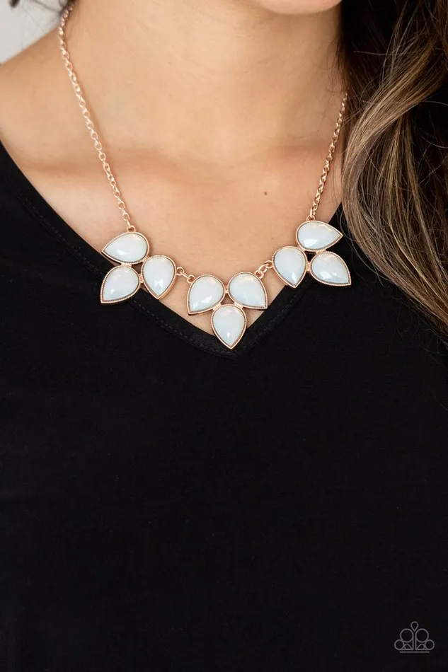 Necklaces Paparazzi Necklace Prairie Fairytale Rose Gold Paparazzi Jewelry