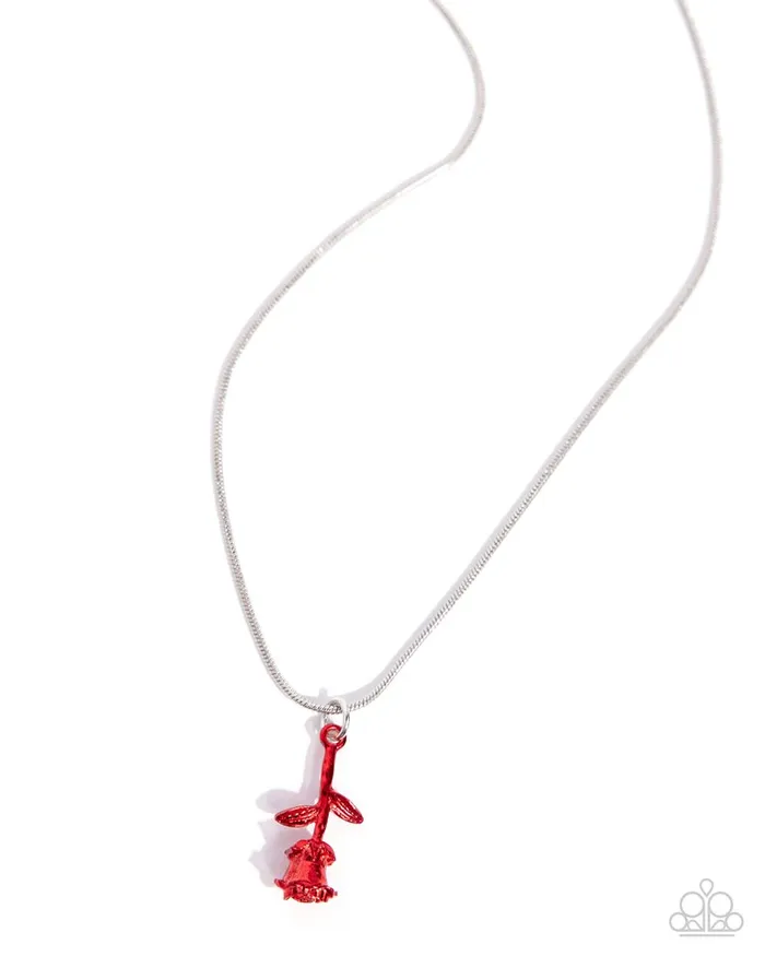 Necklaces Paparazzi Necklace Tippy ROSE Red Paparazzi Jewelry Necklaces Paparazzi Necklace Tippy ROSE Red Paparazzi Jewelry