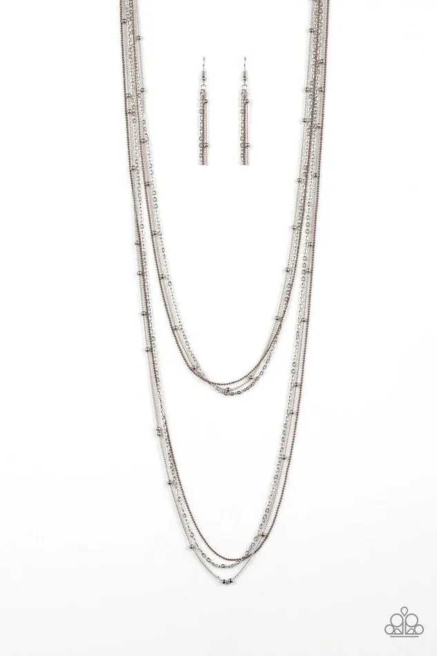 Necklaces Paparazzi Necklace What A COLORFUL World Brown Paparazzi Jewelry