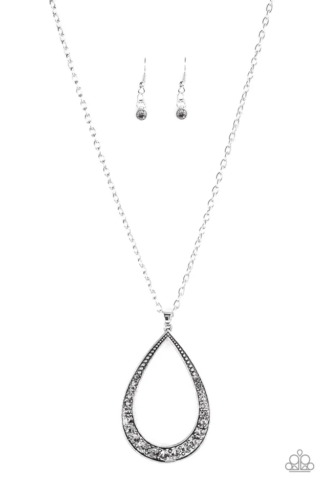 Necklaces Paparazzi Necklace What A Storm Silver Paparazzi Jewelry