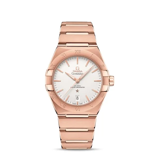 Omega Bracelets Omega Constellation 39mm Watch Ref 13150392002001 Silver Index Dial 18K Rose Gold Bracelet Omega Bracelets Omega Constellation 39mm Watch Ref 13150392002001 Silver Index Dial 18K Rose Gold Bracelet