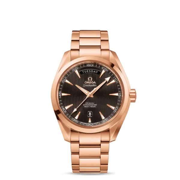 Omega Bracelets Omega Seamaster 42mm Watch Ref 23150422206001 Grey Index Dial 18K Rose Gold Bracelet Omega Bracelets Omega Seamaster 42mm Watch Ref 23150422206001 Grey Index Dial 18K Rose Gold Bracelet