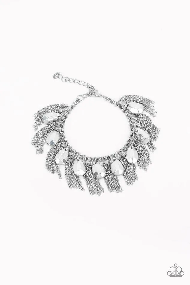 Paparazzi Bracelet Brag Swag Silver Paparazzi Jewelry Bracelets